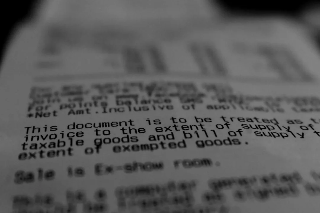 What to include on a VAT invoice as a tradesperson